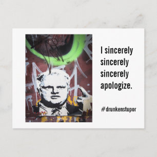 Rob Ford Crack Mayor "I sincerely sincerely" Postcard