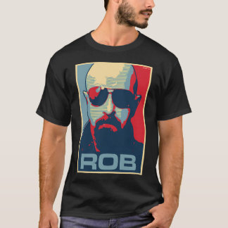 Rob Halford Portrait Minimal Graphic Metal Icon De T-Shirt