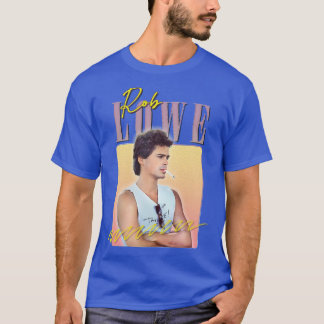 Rob Lowe 80s Aesthetic Design T-Shirt