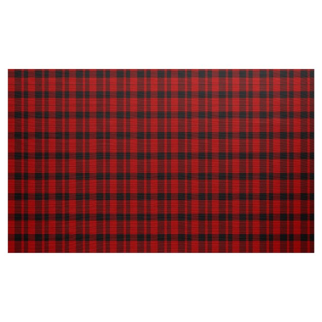 Rob Roy Tartan Red and Black Plaid Fabric (Yard)
