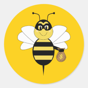 RobBee Bumble Bee Sticker