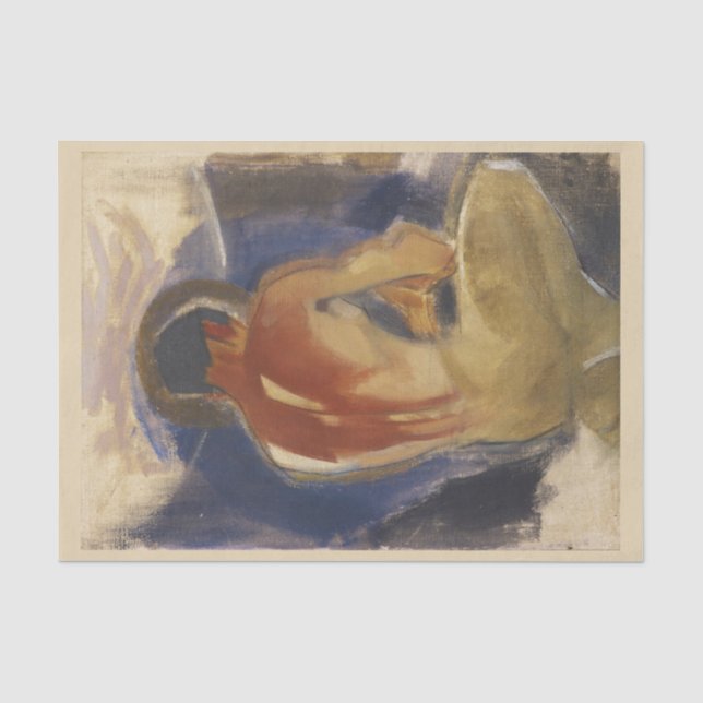 Robber at the Gate of Paradise, Helene Schjerfbeck Tissue Paper (Front)