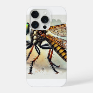 Robber Fly 131024IREF221 - Watercolor iPhone 15 Pro Case