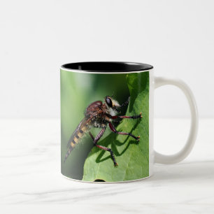 Robber Fly Two-Tone Coffee Mug