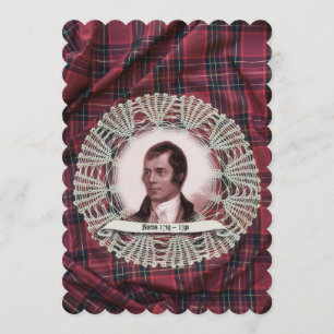 Robbie Burns Highland invitation