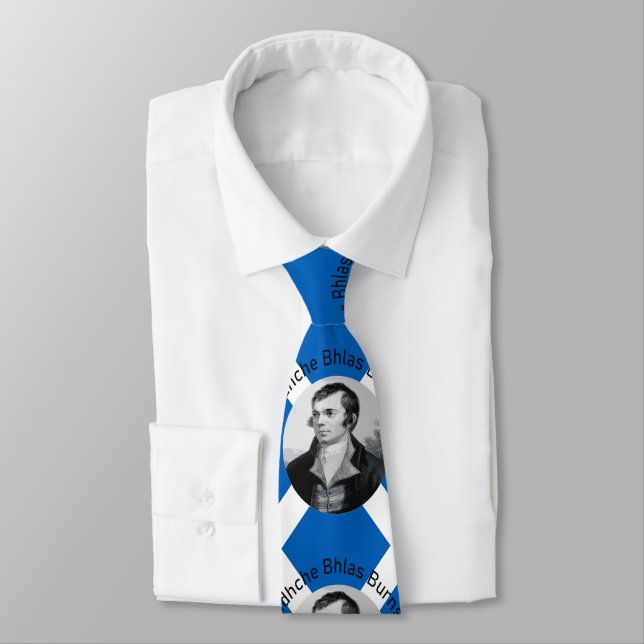 Robbie Burns - In Grey Oidhche Bhlas Burns Tie (Tied)
