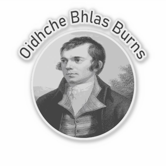 Robbie Burns - Oidhche Bhlas Burns Gaelic In Grey (Front)