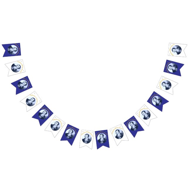 Robbie Burns - Oidhche Bhlas Burns Yellow Text Bunting (All)