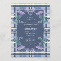 Robbie Burns Tartan and Thistle