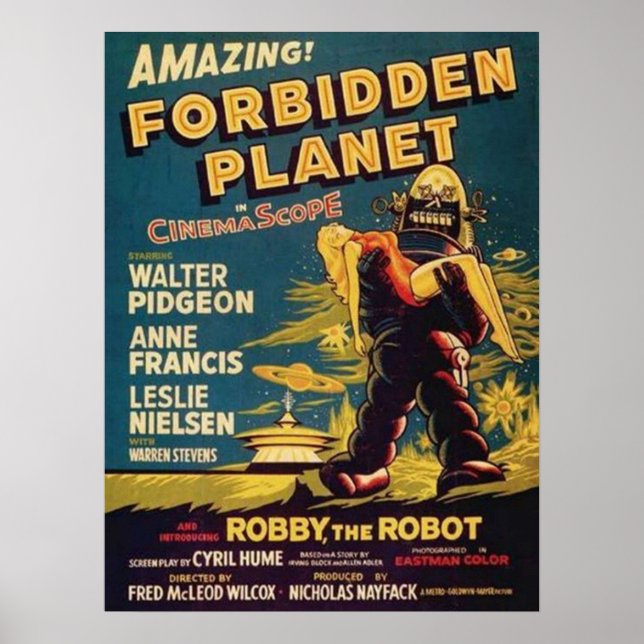 Robbie the Robot Forbidden Planet Poster (Front)