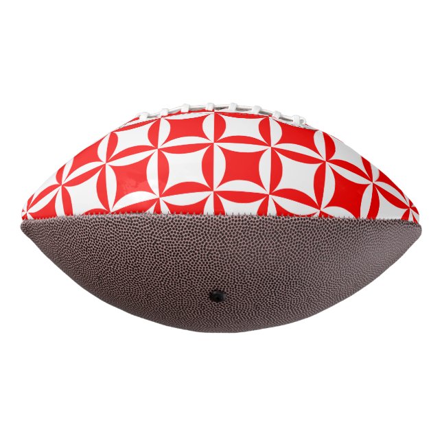 Robbing Peter to Pay Paul Red Pattern American Football (Rotated 270)