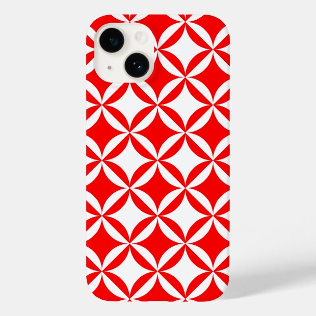 Robbing Peter to Pay Paul Red Pattern Case-Mate iPhone Case (Back)