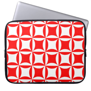 Robbing Peter to Pay Paul Red Pattern Laptop Sleeve