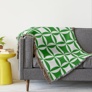 Robbing Peter to Pay Pual Green Pattern Throw Blanket