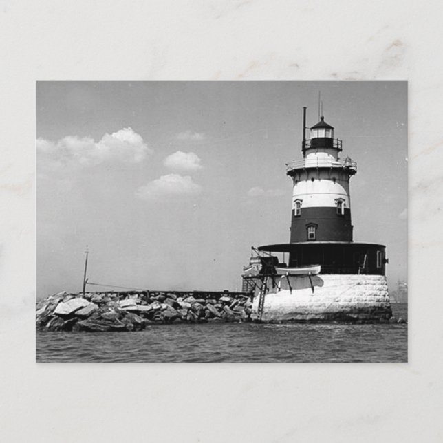 Robbins Reef Lighthouse Postcard (Front)