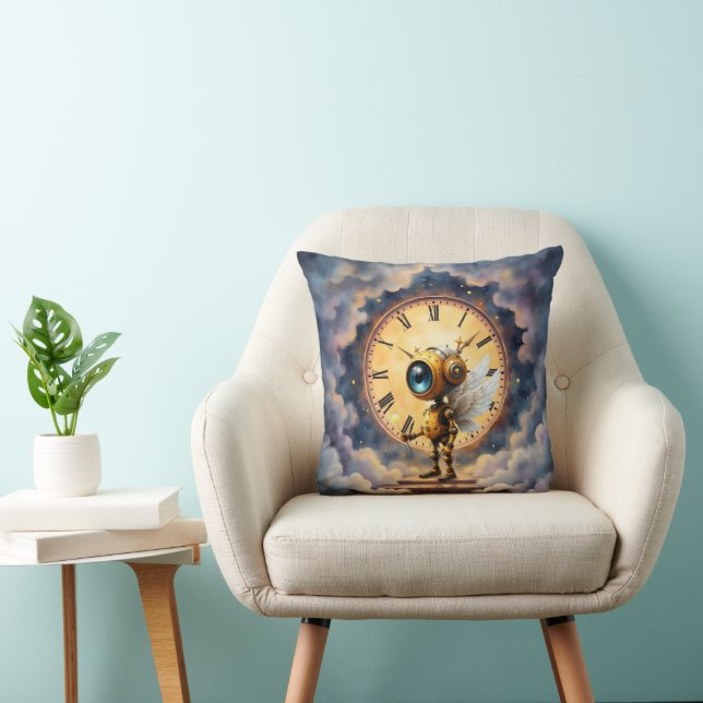 Robby the Winged Timekeeper – Wings of Time Series Cushion (Chair)