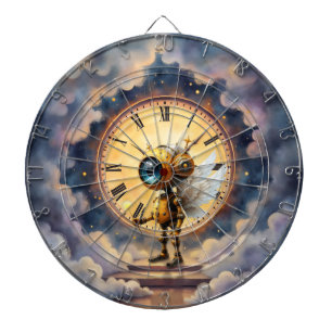 Robby the Winged Timekeeper – Wings of Time Series Dartboard