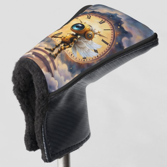 Robby the Winged Timekeeper – Wings of Time Series Golf Head Cover (3/4 Front)