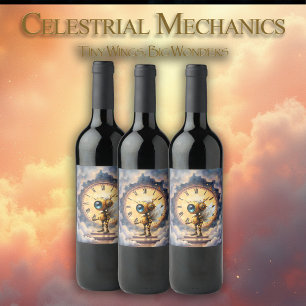 Robby the Winged Timekeeper – Wings of Time Series Wine Label
