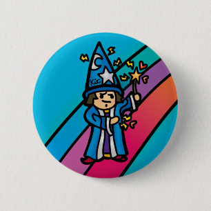 robe flair. 6 cm round badge