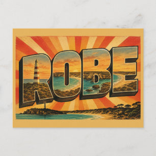 Robe South Australia Coastal Heritage Village Art Postcard