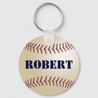 Robert Baseball Keychain by 369MyName
