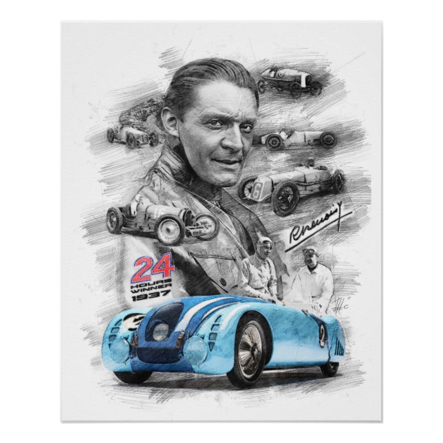 Robert Benoist Poster (Front)