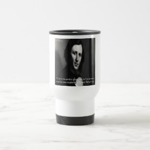 Robert Browning God Perfect Poet Quote Travel Mug