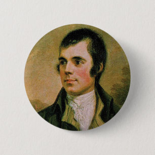 Robert Burn, celebrating Burn's night 6 Cm Round Badge