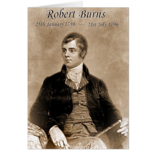 ROBERT BURNS CARD