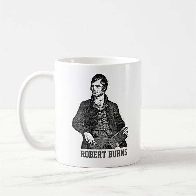 Robert Burns Coffee Mug (Left)