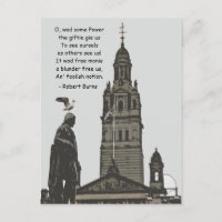 Robert Burns Ponders Glasgow City Chambers