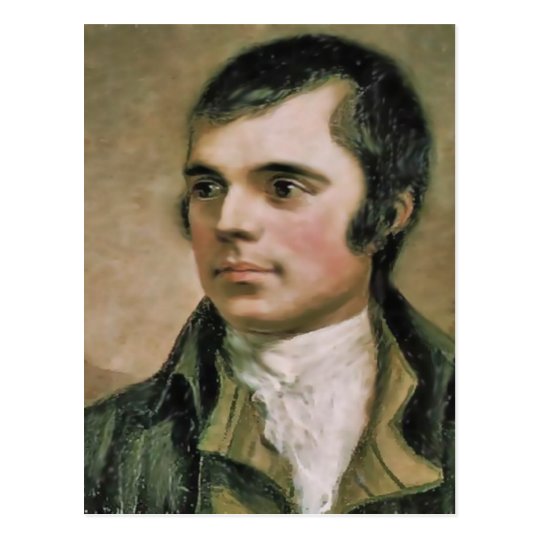 Robert Burns Portrait Postcard | Zazzle.co.uk