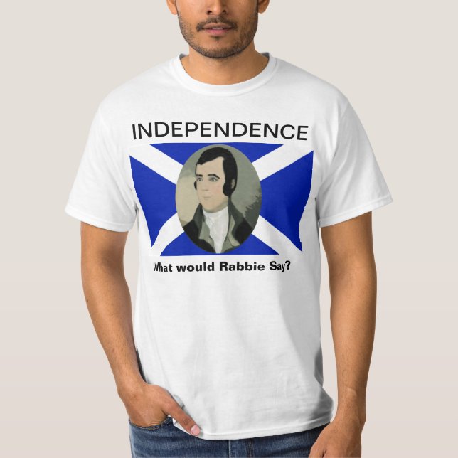 Robert Burns Scottish Independence Tshirt (Front)