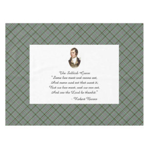 Robert Burns Selkirk Grace Tablecloth
