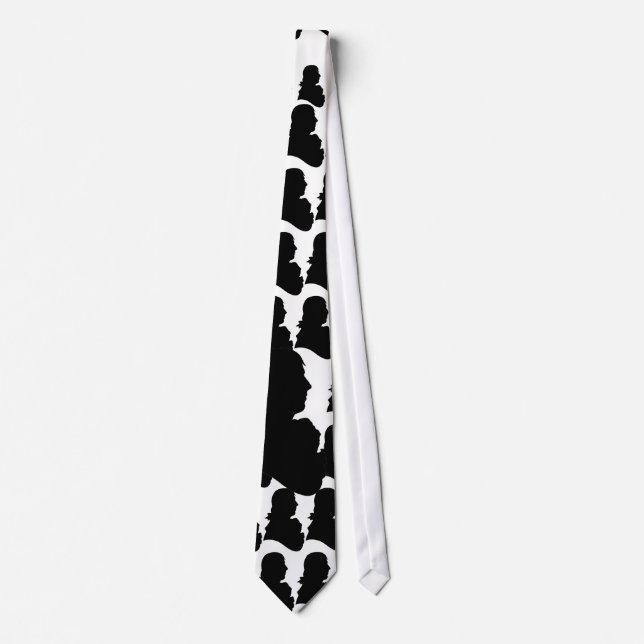robert burns silhouette tie (Front)