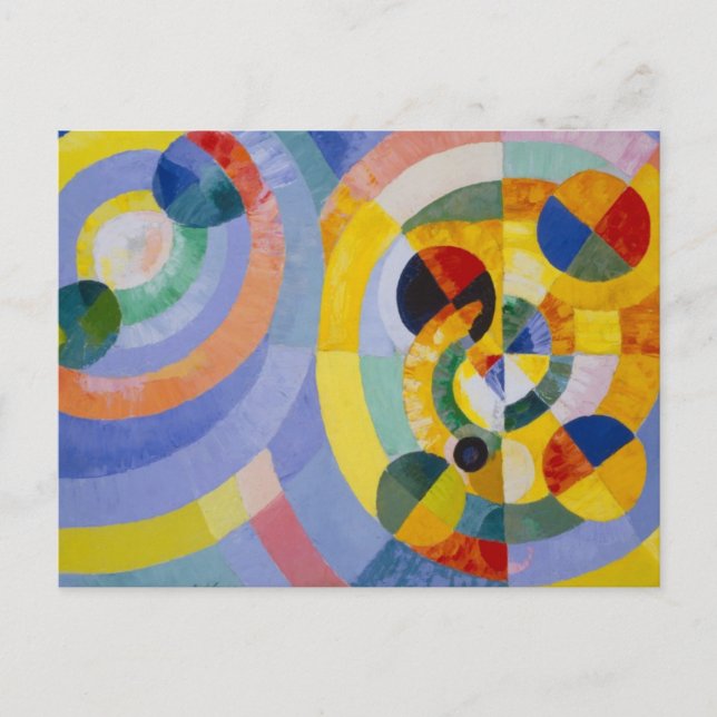 Robert Delaulay - Circular Forms Postcard (Front)