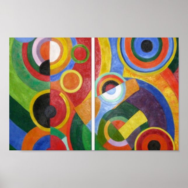 Robert Delaunay abstract art Poster (Front)