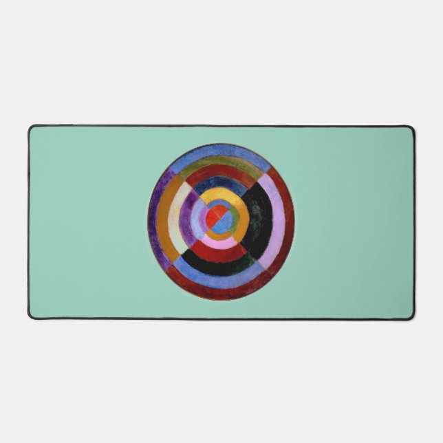Robert Delaunay Claasical Abstract Art Painting Desk Mat (Front)