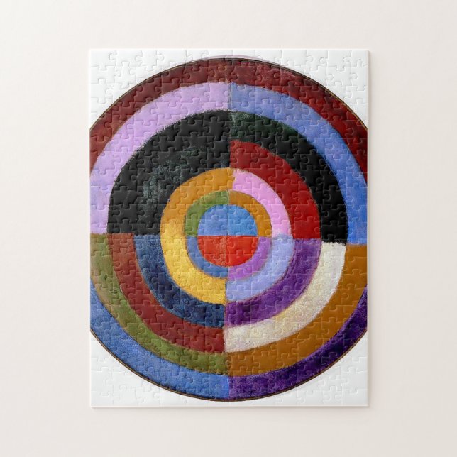 Robert Delaunay Claasical Abstract Art Painting Jigsaw Puzzle (Vertical)