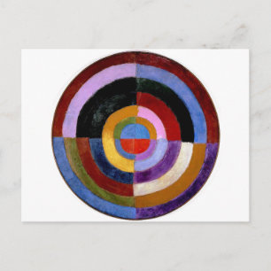 Robert Delaunay Classical Abstract Art Painting Postcard