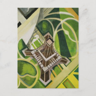 Robert Delaunay Eiffel Tower art Postcard