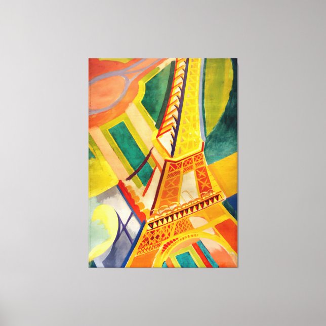 Robert Delaunay - Eiffel Tower Canvas Print (Front)