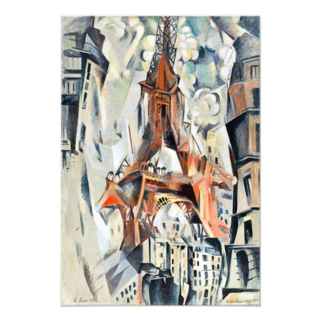 Robert Delaunay Eiffel Tower Photo Print (Front)