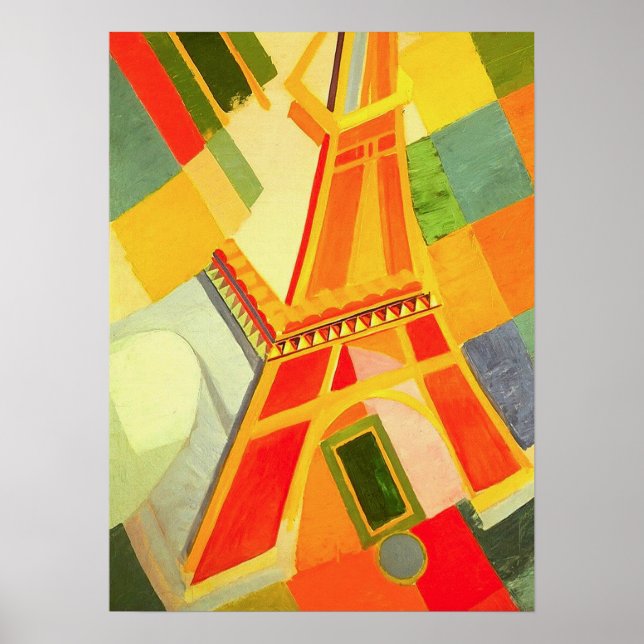 Robert Delaunay Eiffel Tower Poster (Front)