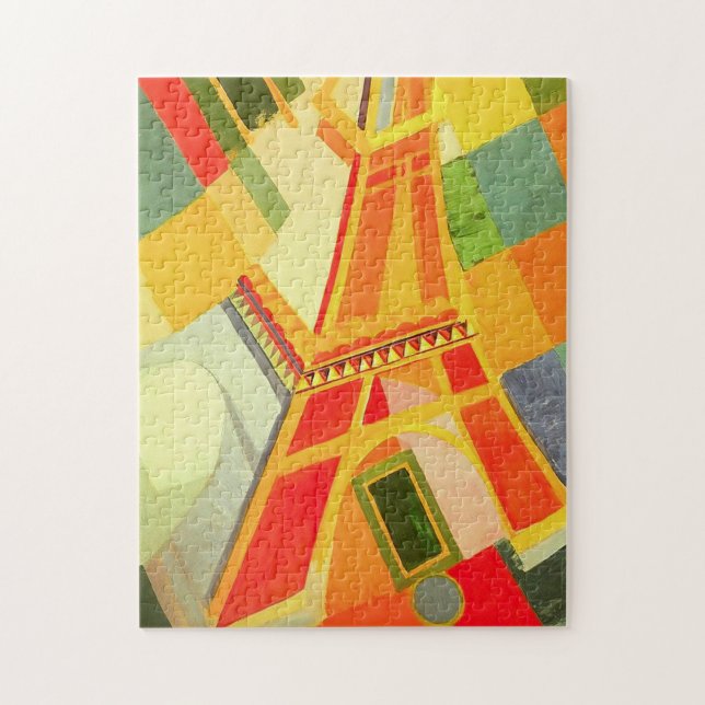 Robert Delaunay Eiffel Tower Puzzle (Vertical)