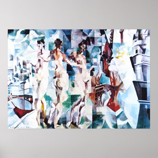 Robert Delaunay The City of Paris Poster (Front)