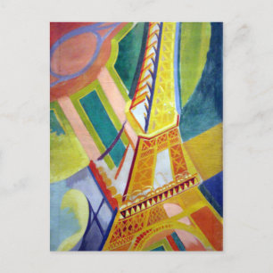 Robert Delaunay Tour Eiffel Postcard