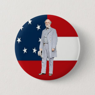 ROBERT E. LEE 6 CM ROUND BADGE