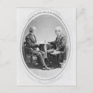 Robert E. Lee and Joseph E. Johnston Postcard